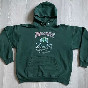 Y2K Thrasher Skateboard magazine Ninja turtles hoodie